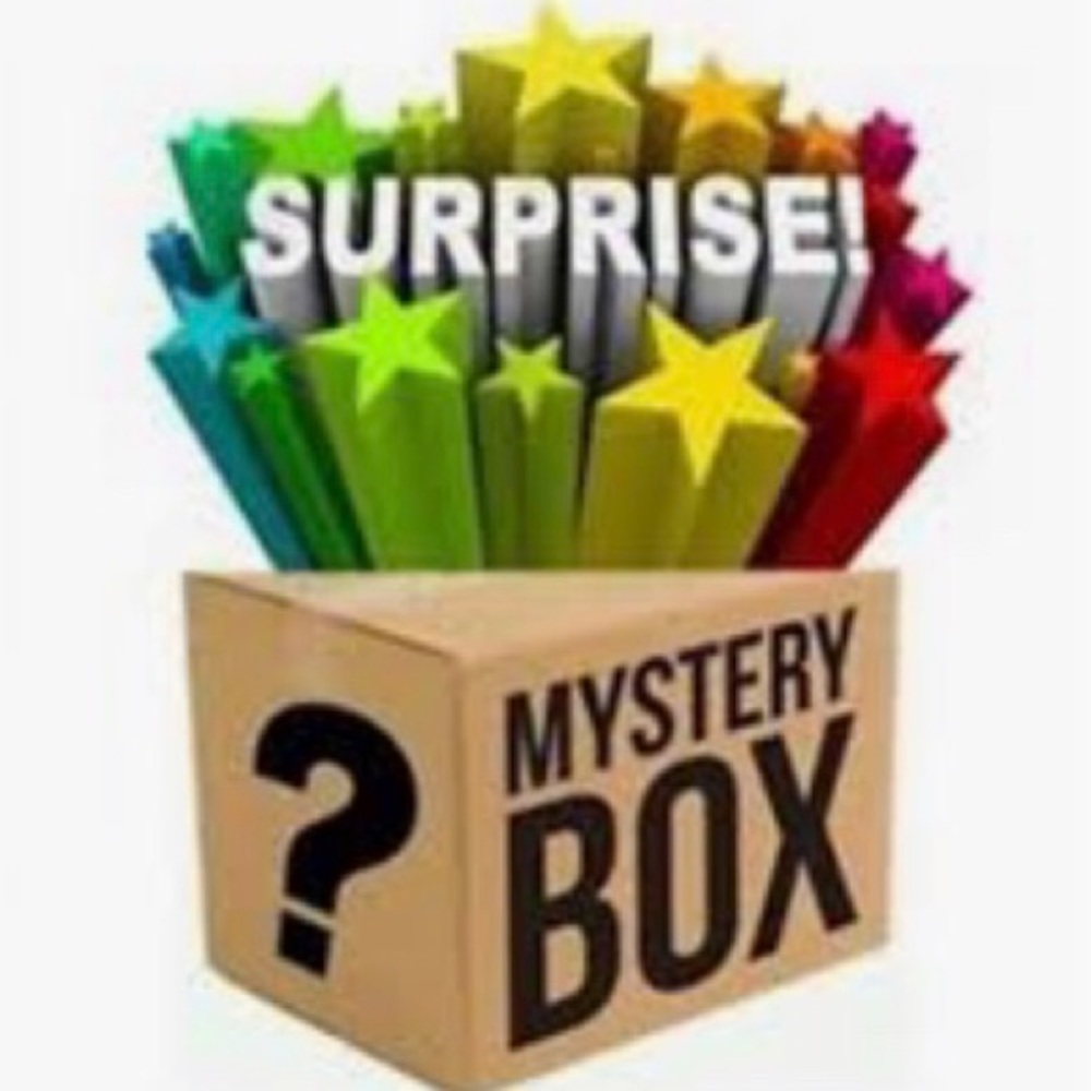 MYSTERY  BOX 📦 Will consist of a variety of 7 different items. Various sizes.